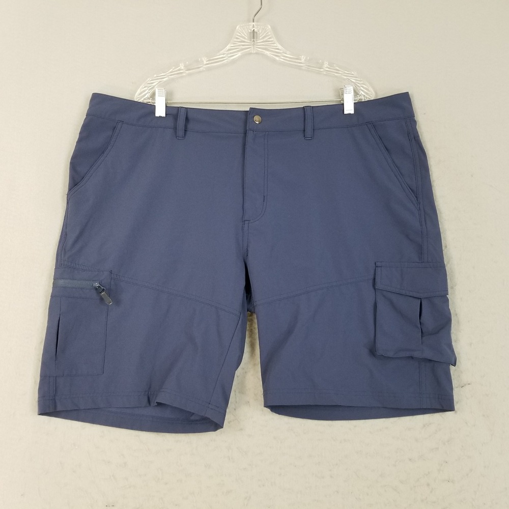 Willit Cargo Shorts Mens 42 Blue Hiking Fishing Outdoor Performance Stretch